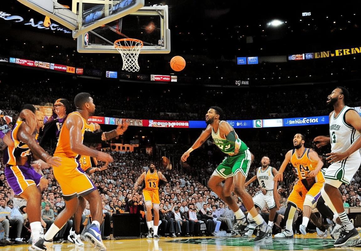 湖人VS凯尔特人巅峰对决：球星对决精彩瞬间回顾